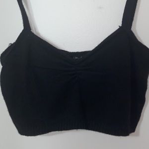 Black crop top